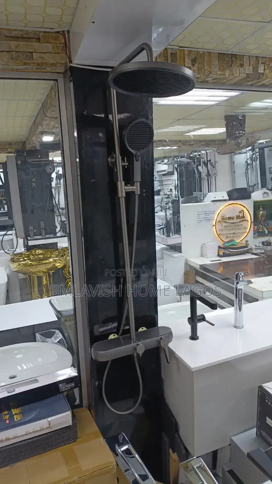 Quality England Gray Shower Mixer Set