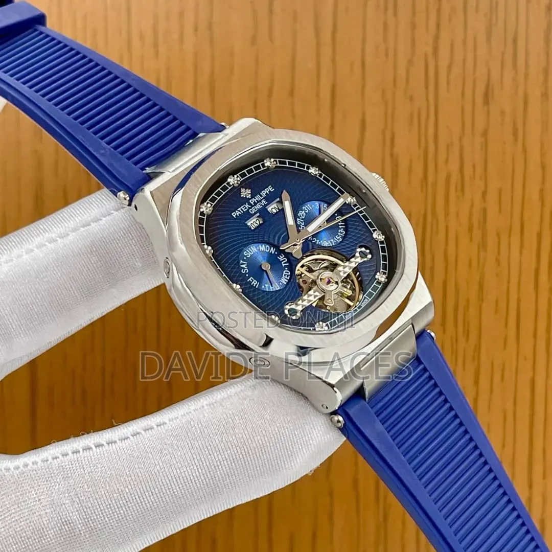 Patek Phillipe Geneve Aquanaut5164/5168 Chronograph Rubber Wristwatch