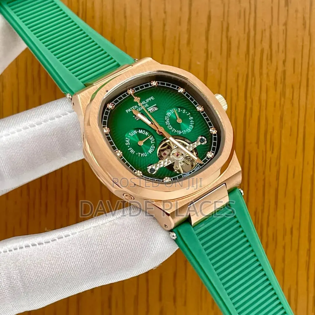 Patek Phillipe Geneve Aquanaut5164/5168 Chronograph Rubber Wristwatch