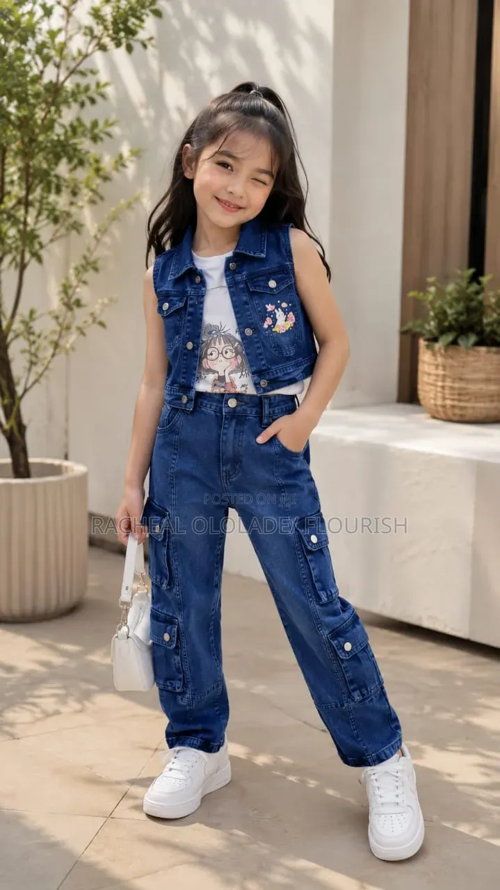 Elegant Girls 2 Pieces Jeans