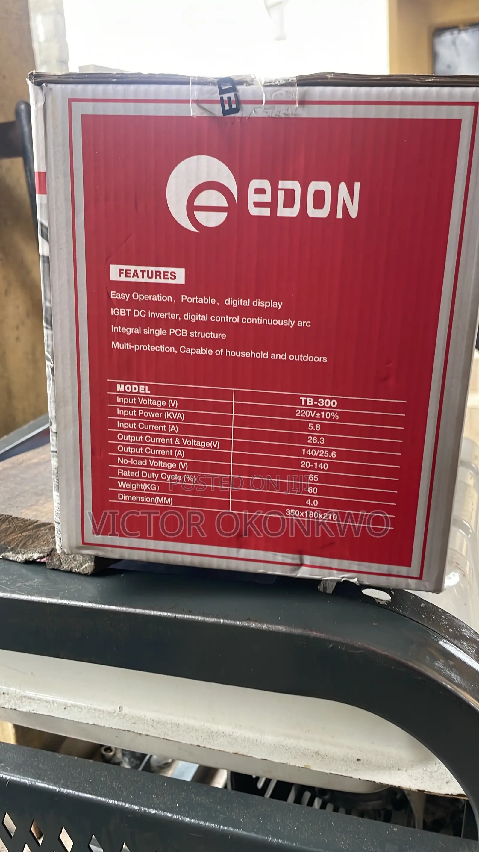 Tb -300 Edon Inverter Welding Machine