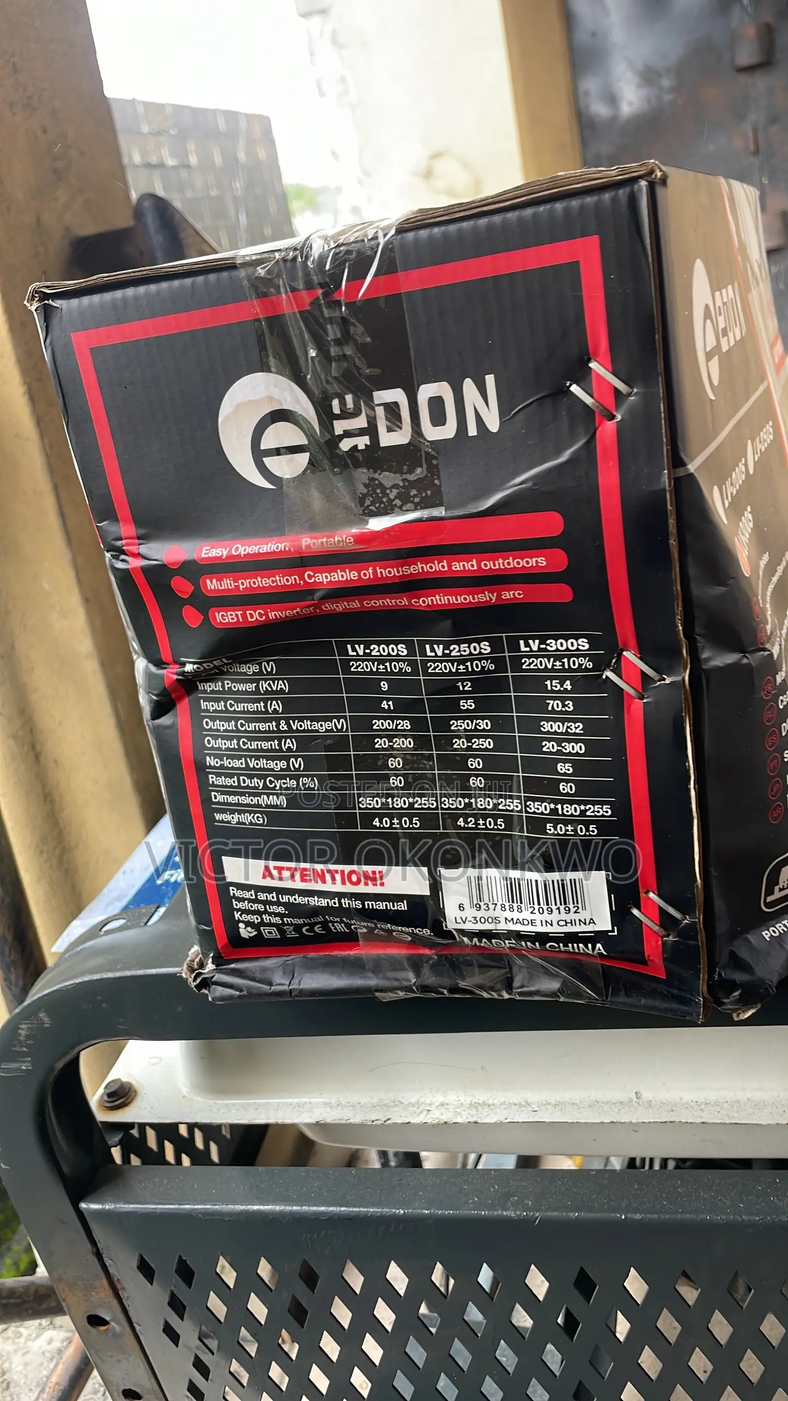Edon Lv-300s Inverter Welding Machine