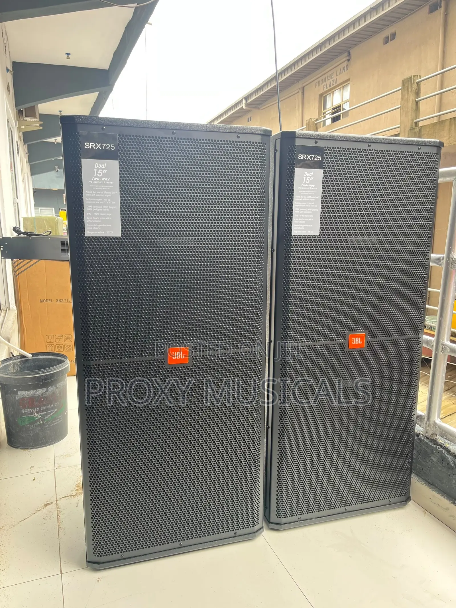 JBL Dual 15” Full Range Heavy Duty Speakers