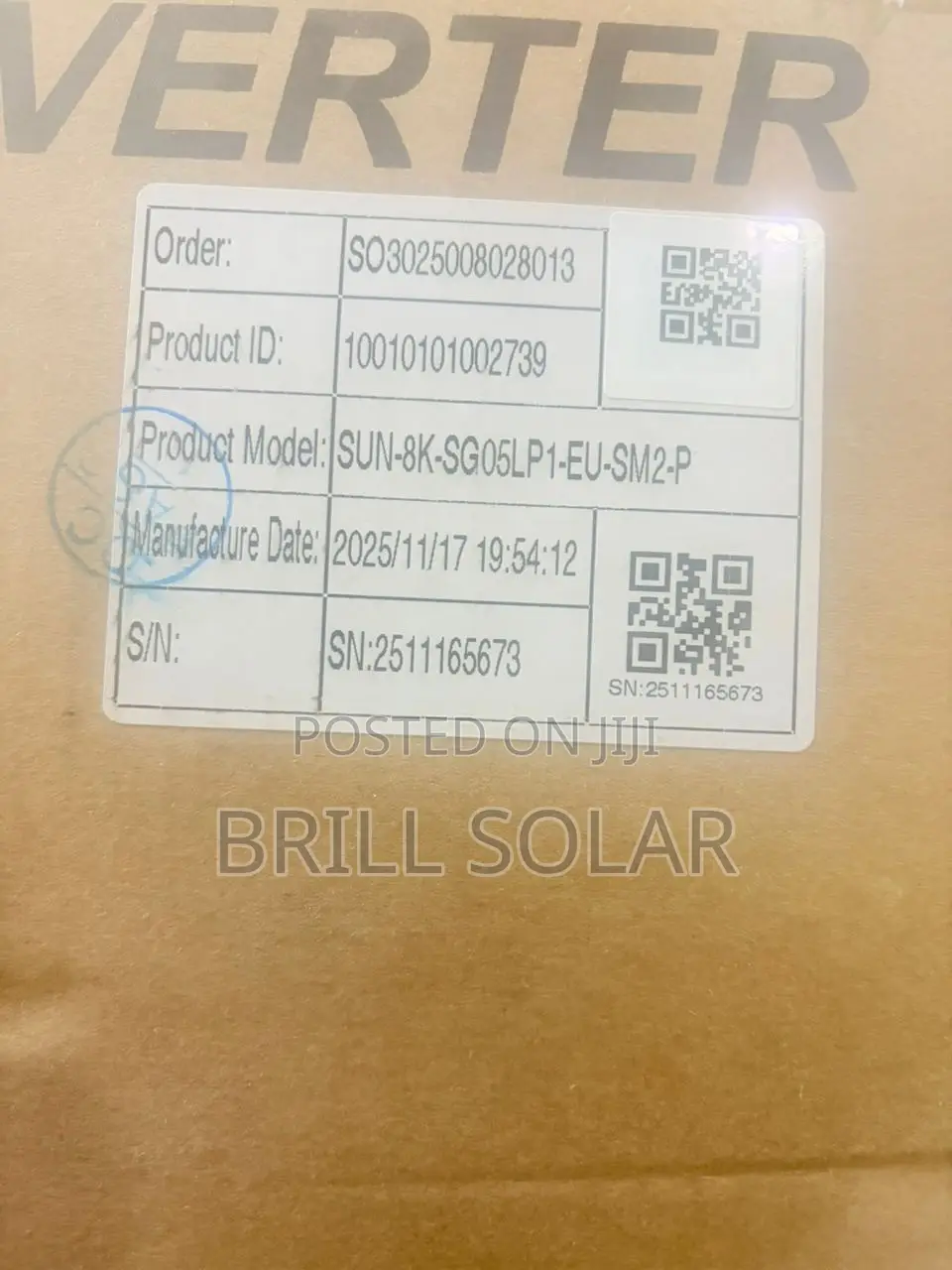 8kva-48v Deye Hybrid Inverter (Sg05lp1)