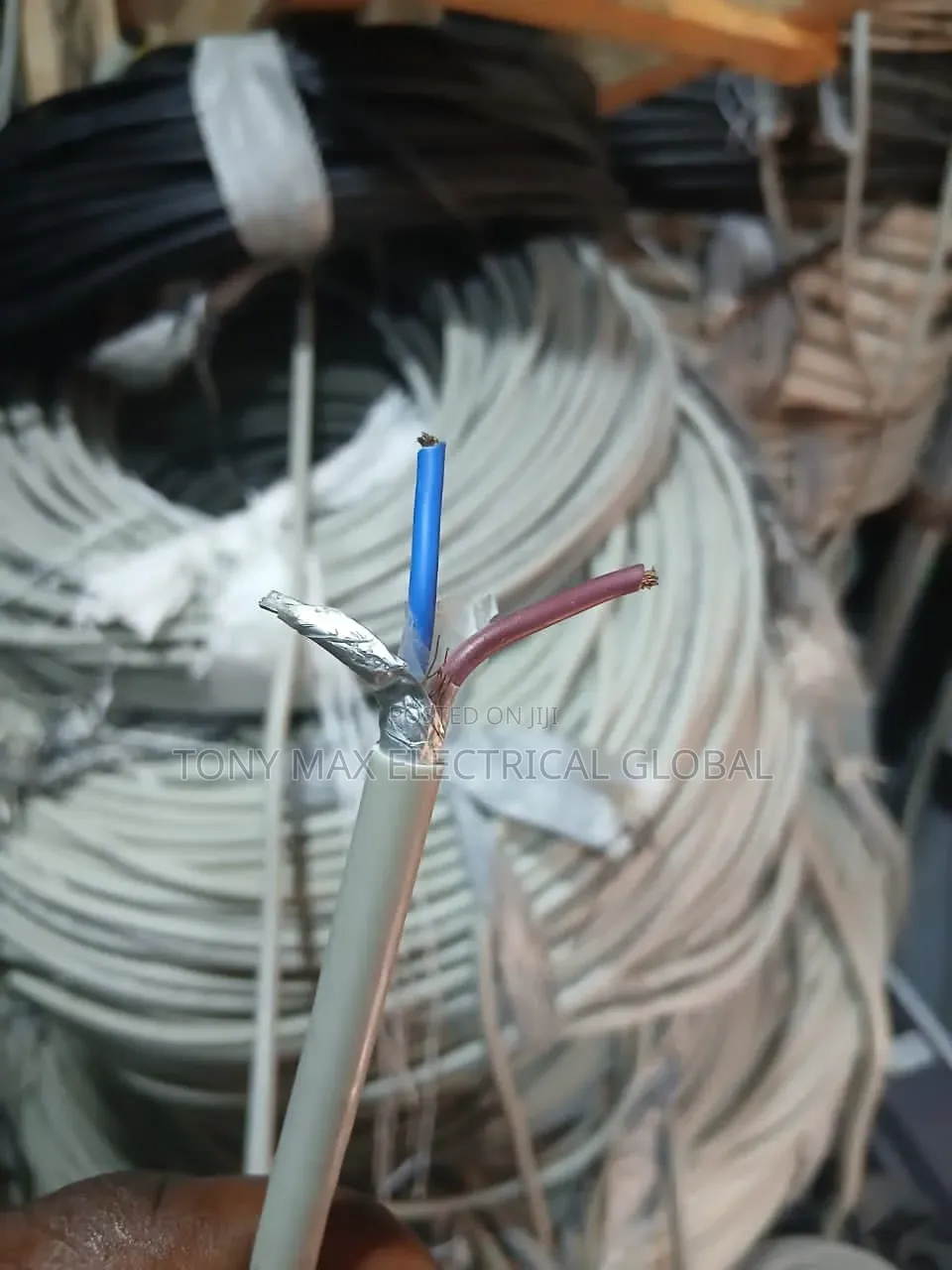 1.5mm 2core Flexible Cable Shielded Full Gauge 100%Copper