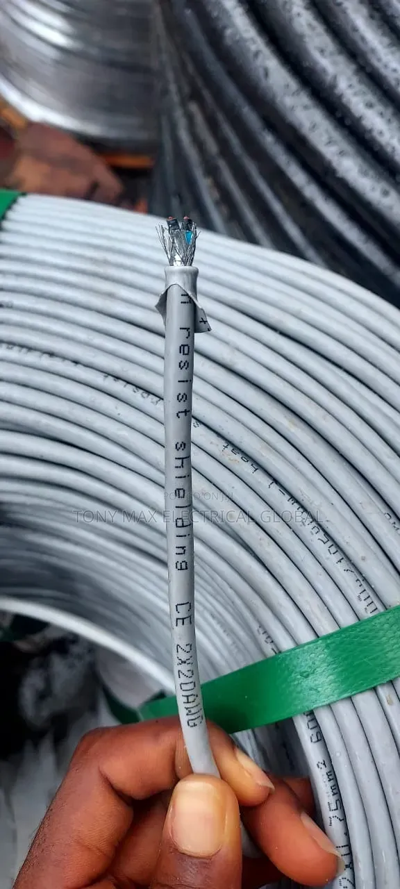 1.5mm 2core Flexible Cable Shielded Full Gauge 100%Copper