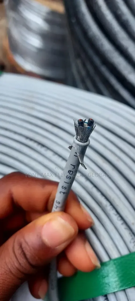 1.5mm 2core Flexible Cable Shielded Full Gauge 100%Copper