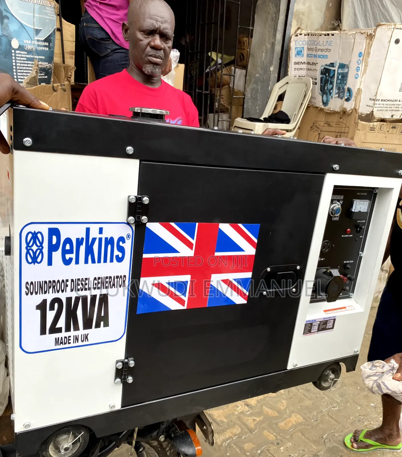 12kva Perkins Diesel Soundproof Generator 100% Copper