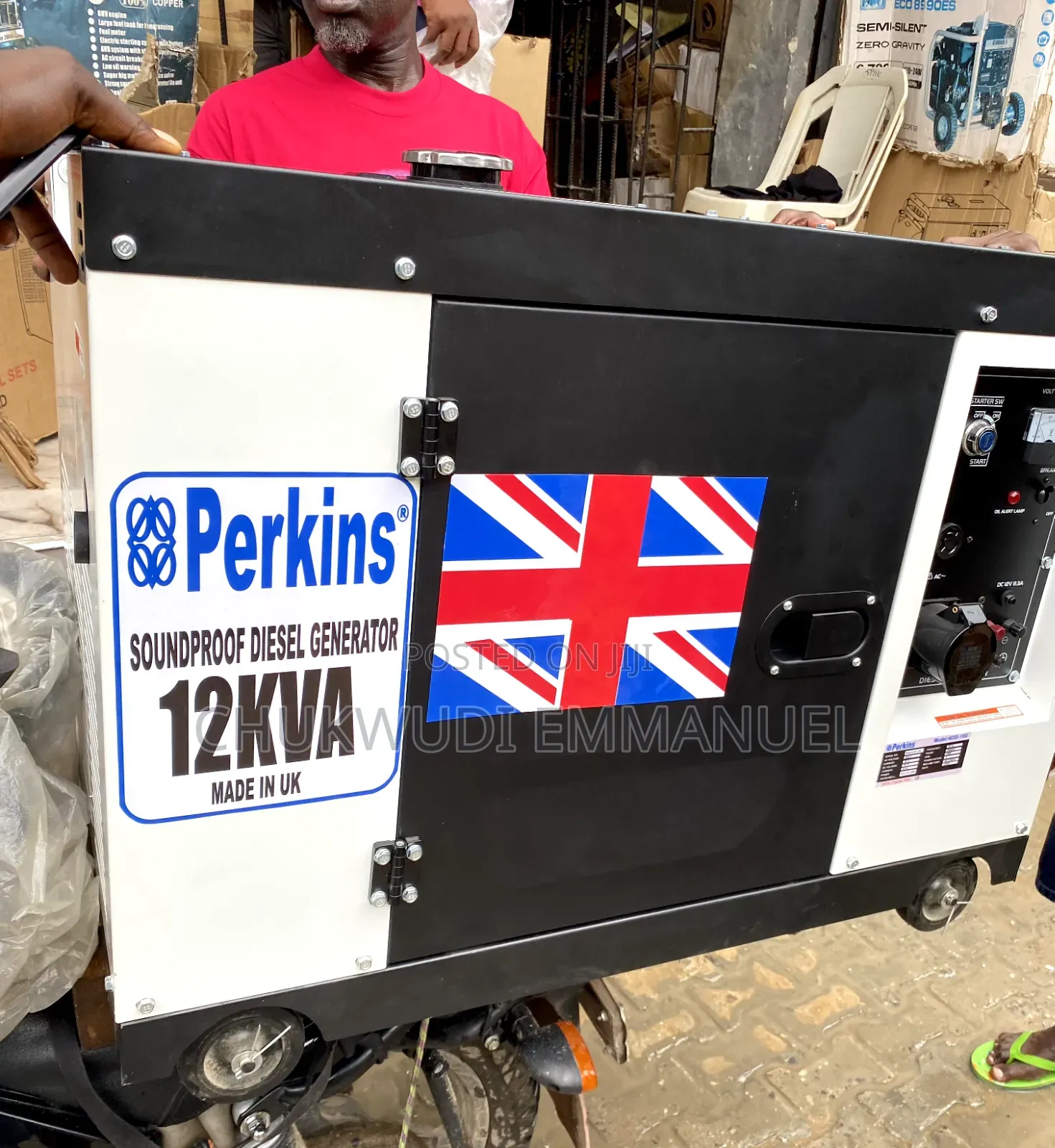 12kva Perkins Diesel Soundproof Generator 100% Copper