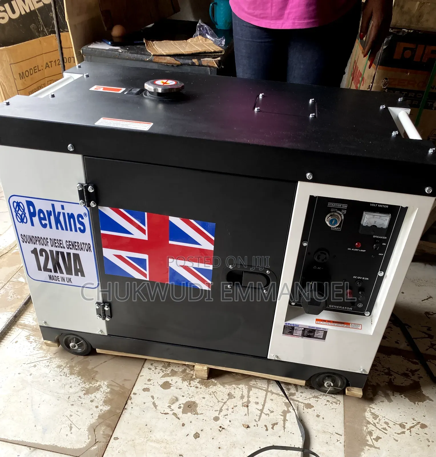 Heavy Duty 12kva Perkins Soundproof Generator
