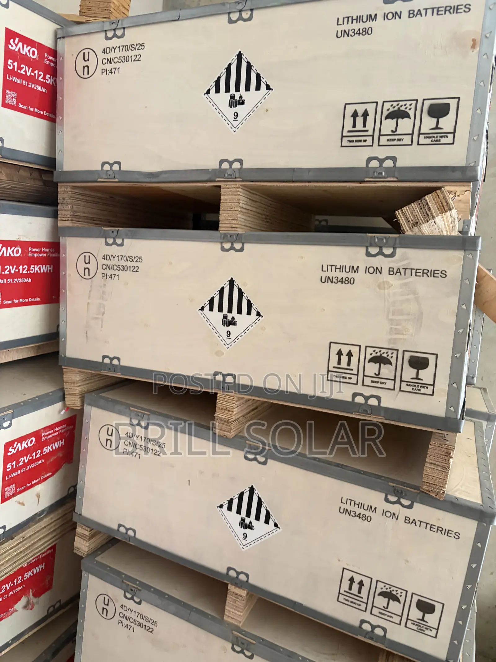 12.5kwh-51.2v Sako Solar Lithium Battery