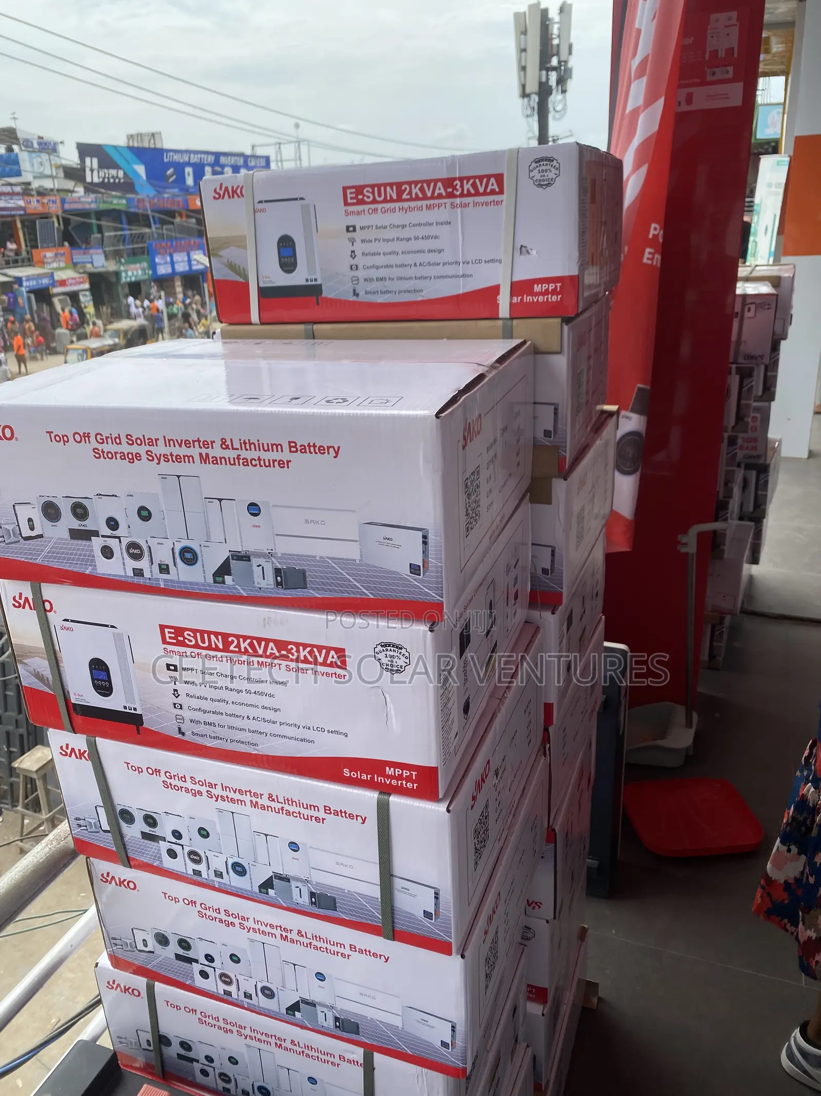 Sako 3kva 24v Pure Sine Wave Hybrid Inverter