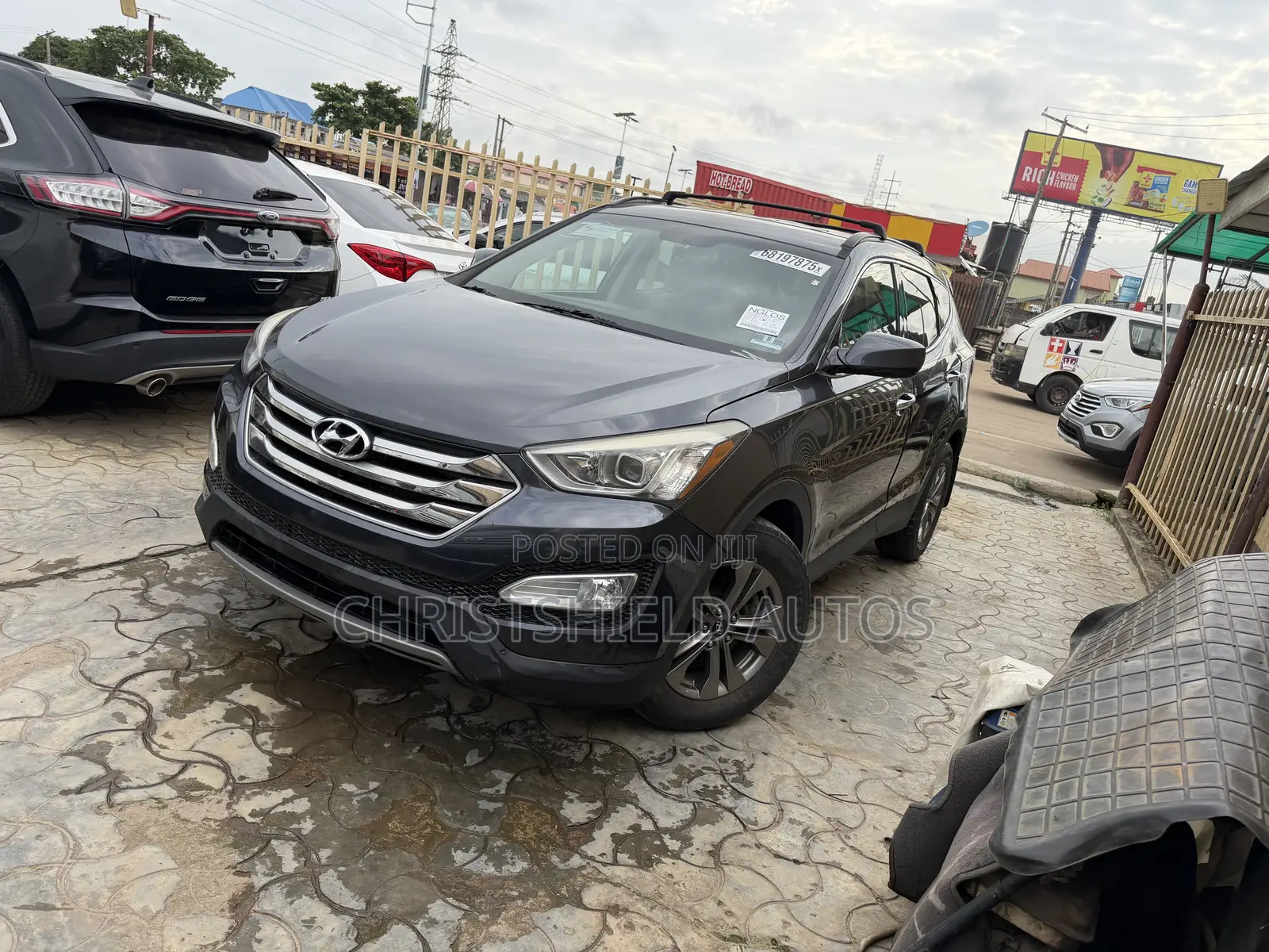Hyundai Santa Fe SE AWD 2016 Gray