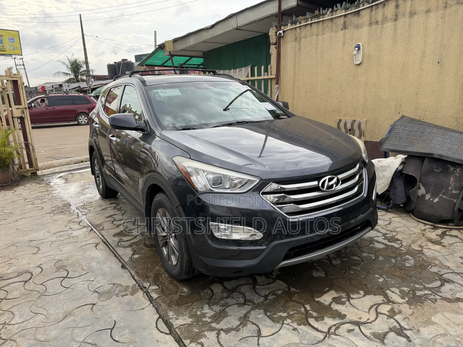 Hyundai Santa Fe SE AWD 2016 Gray