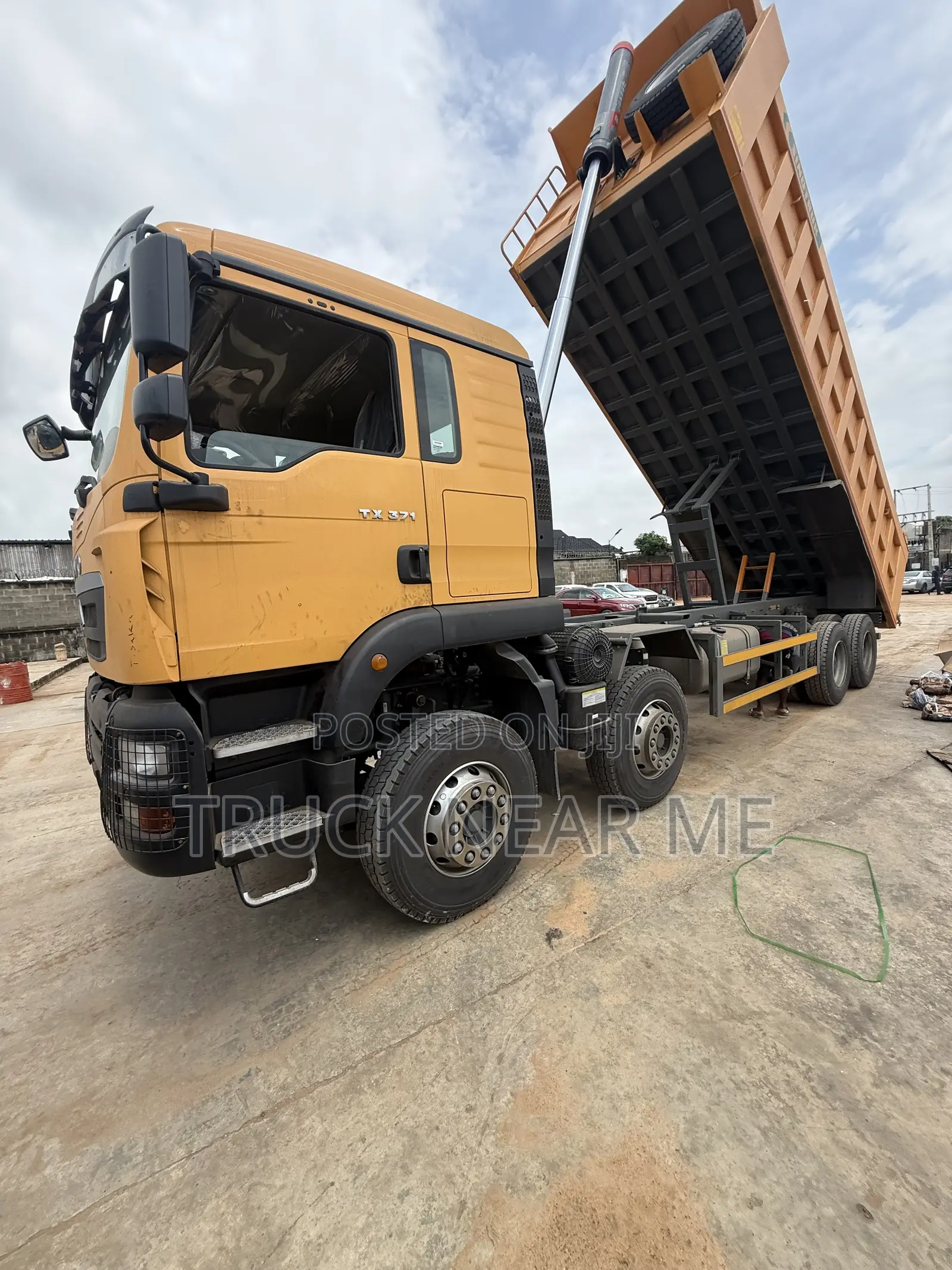 Howo 12tyre Dump Truck ( Brand New 371 ) 2026 Model Orange