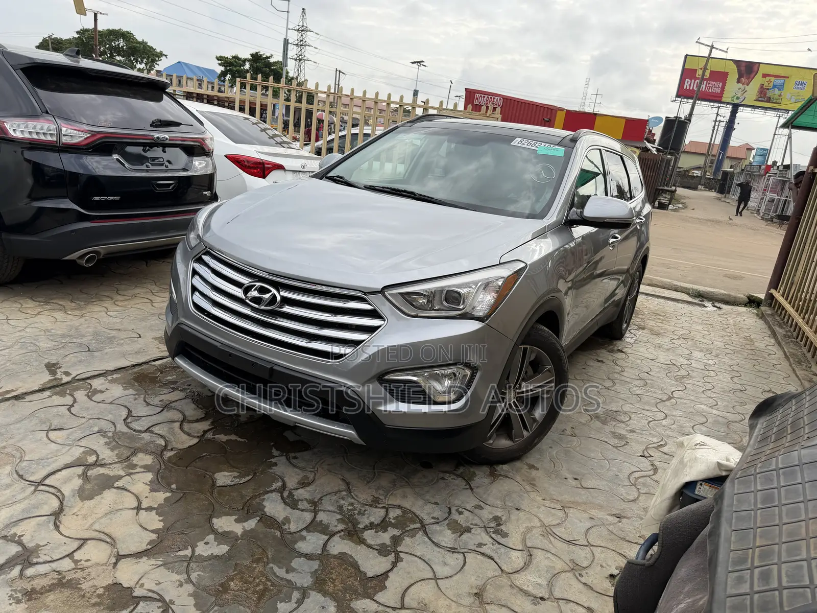 Hyundai Santa Fe Limited 4dr SUV AWD (3.3L 6cyl 6A) 2014 Silver