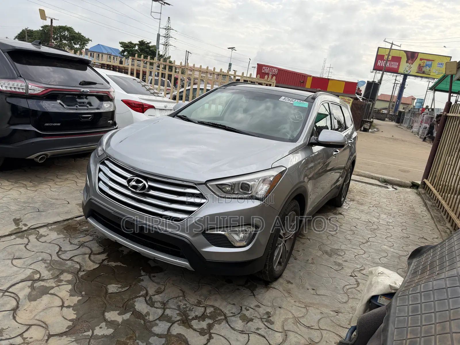 Hyundai Santa Fe Limited 4dr SUV AWD (3.3L 6cyl 6A) 2014 Silver