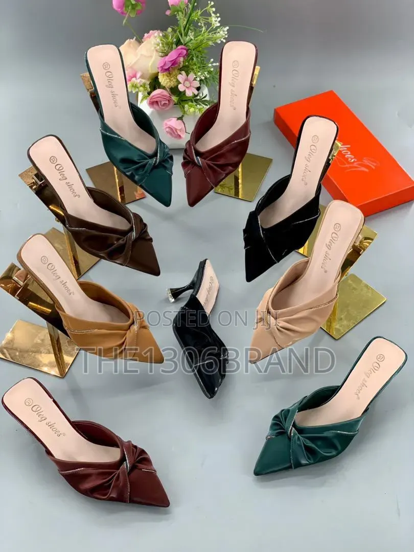 Sleek Chic Elegant Mules