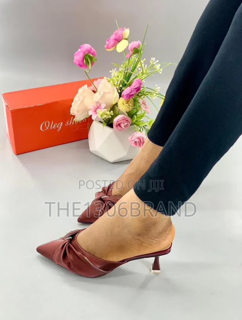 Sleek Chic Elegant Mules