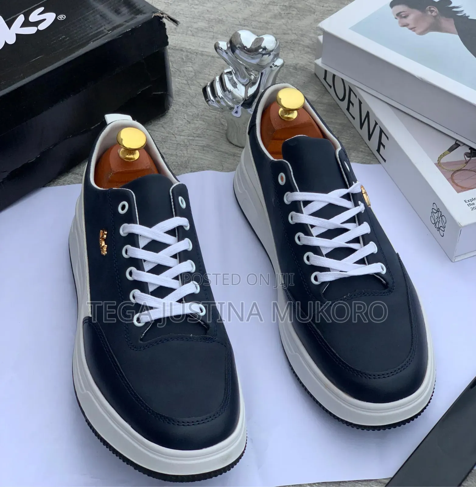 High Quality Clarks Men's Leather Lace Up Trainers