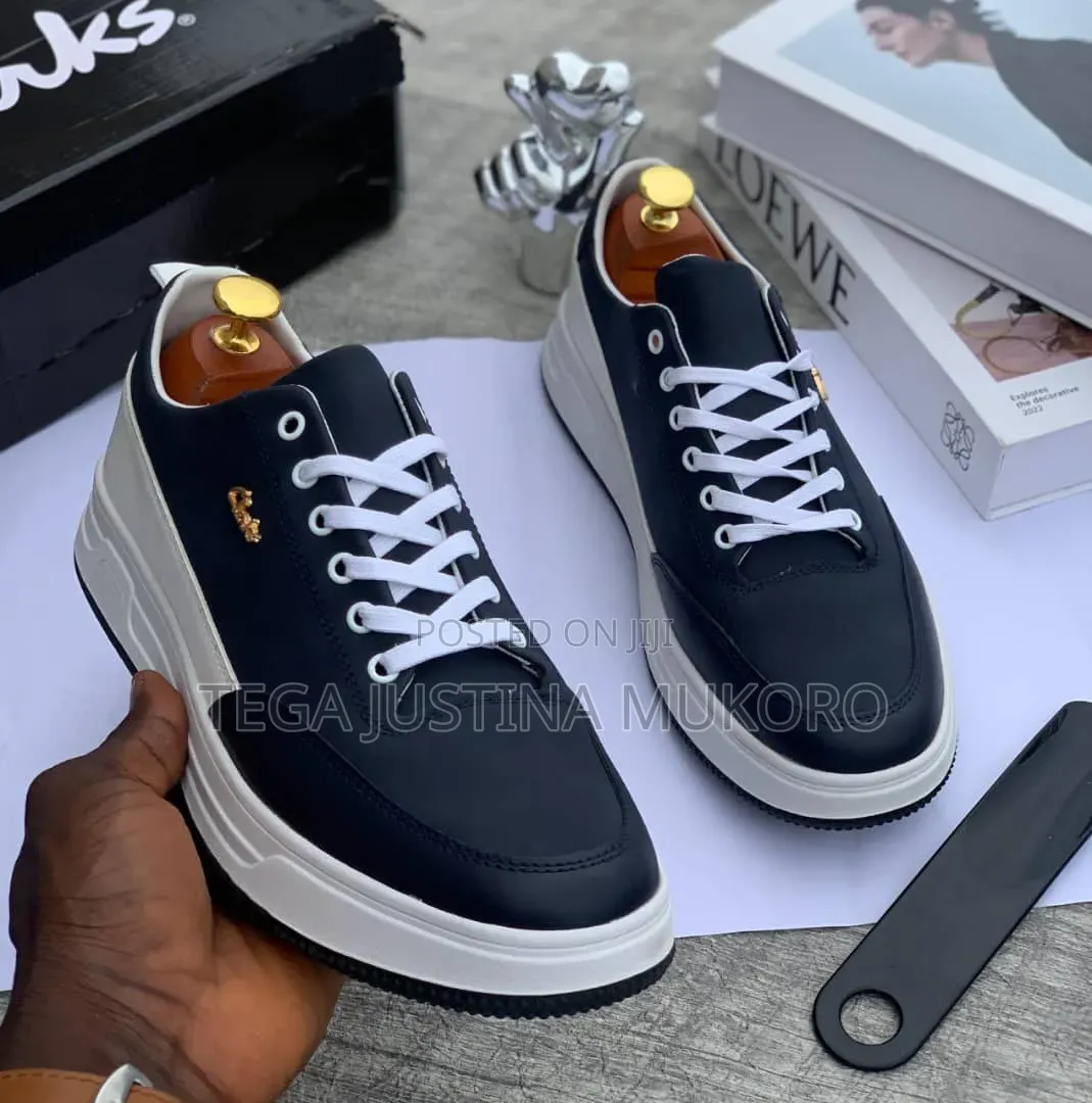 High Quality Clarks Men's Leather Lace Up Trainers