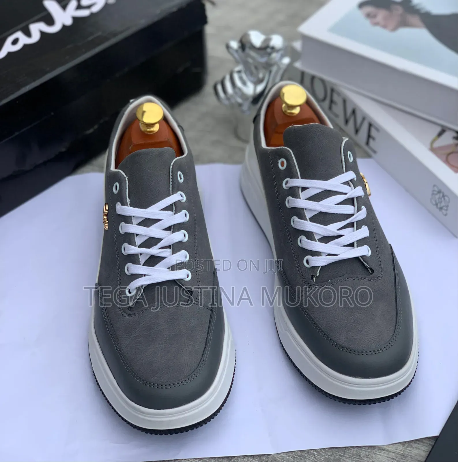 High Quality Clarks Men's Leather Lace Up Trainers