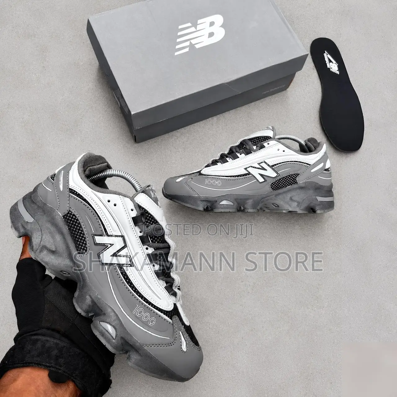 New Balance 1000 Castlerock Gray SNKS High Quality