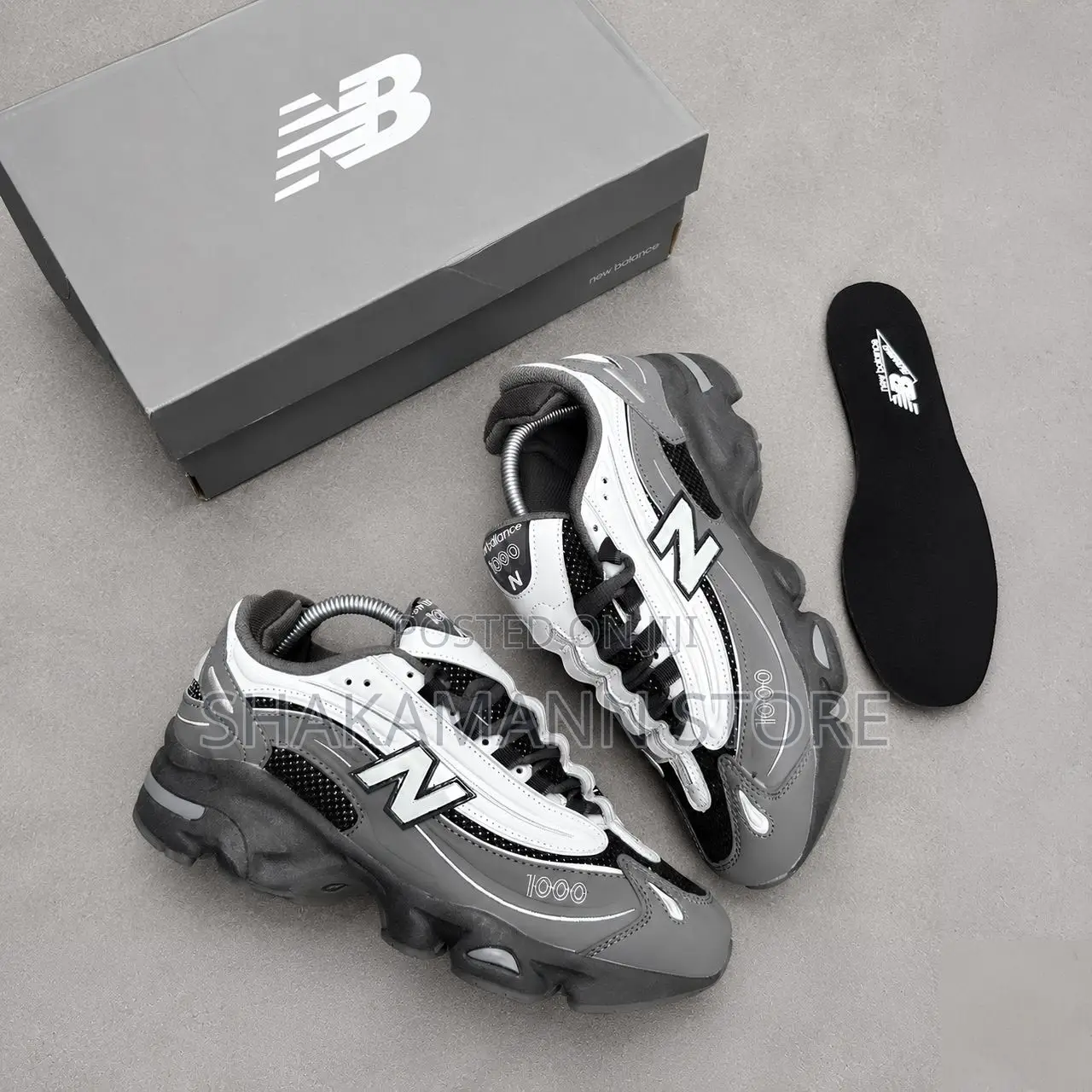 New Balance 1000 Castlerock Gray SNKS High Quality