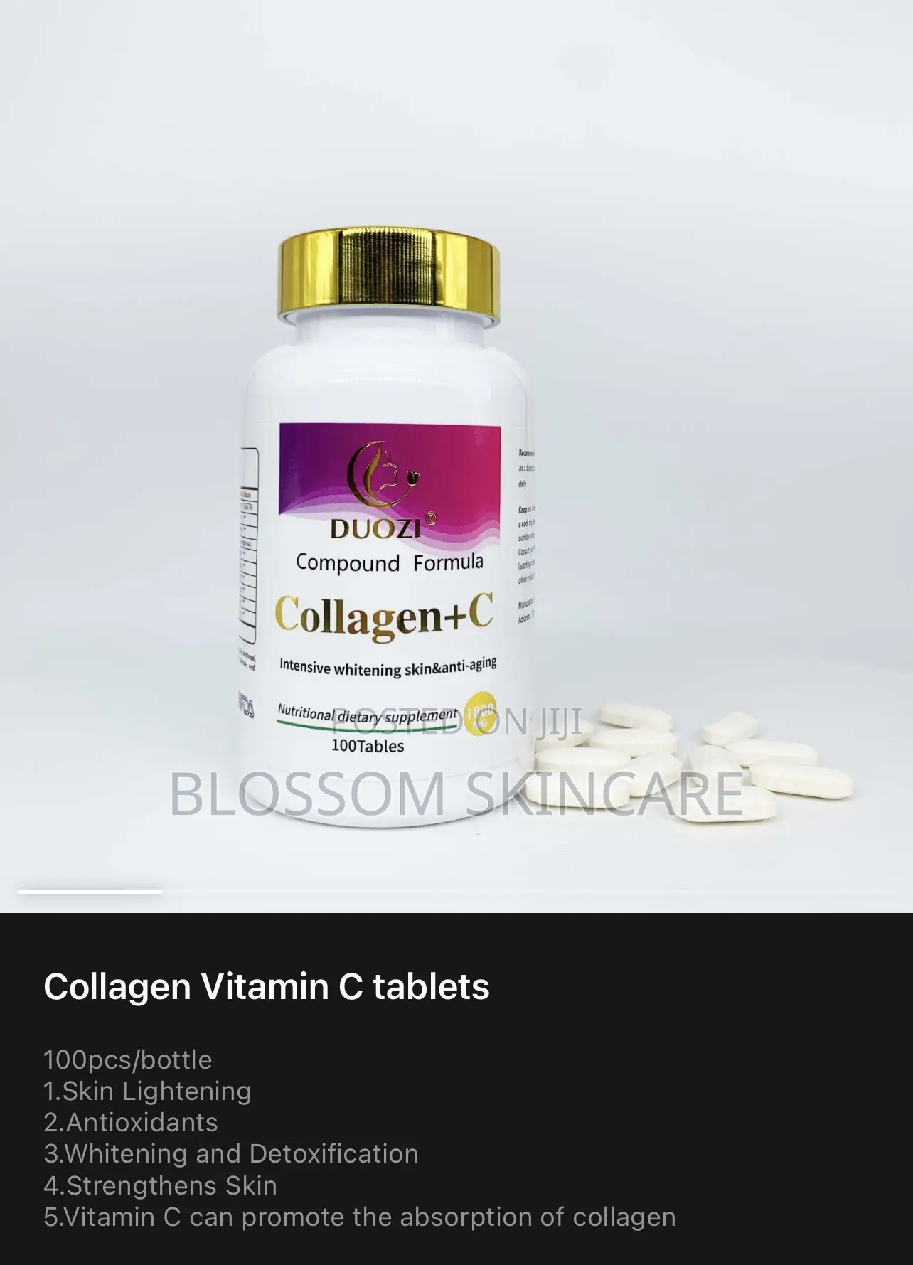 Duozi Compound Formula Collagen + C Capsules(100capsules)