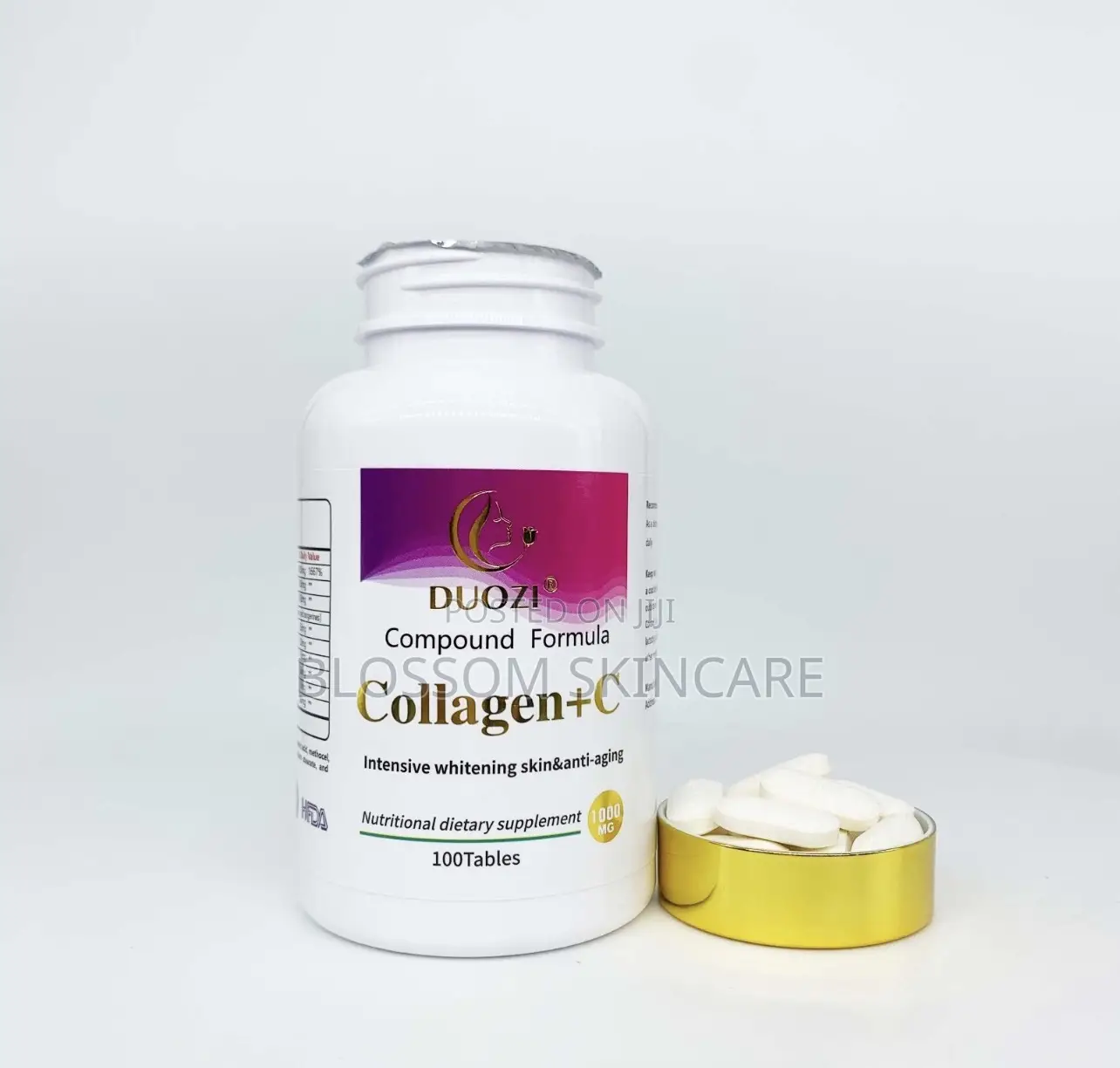 Duozi Compound Formula Collagen + C Capsules(100capsules)