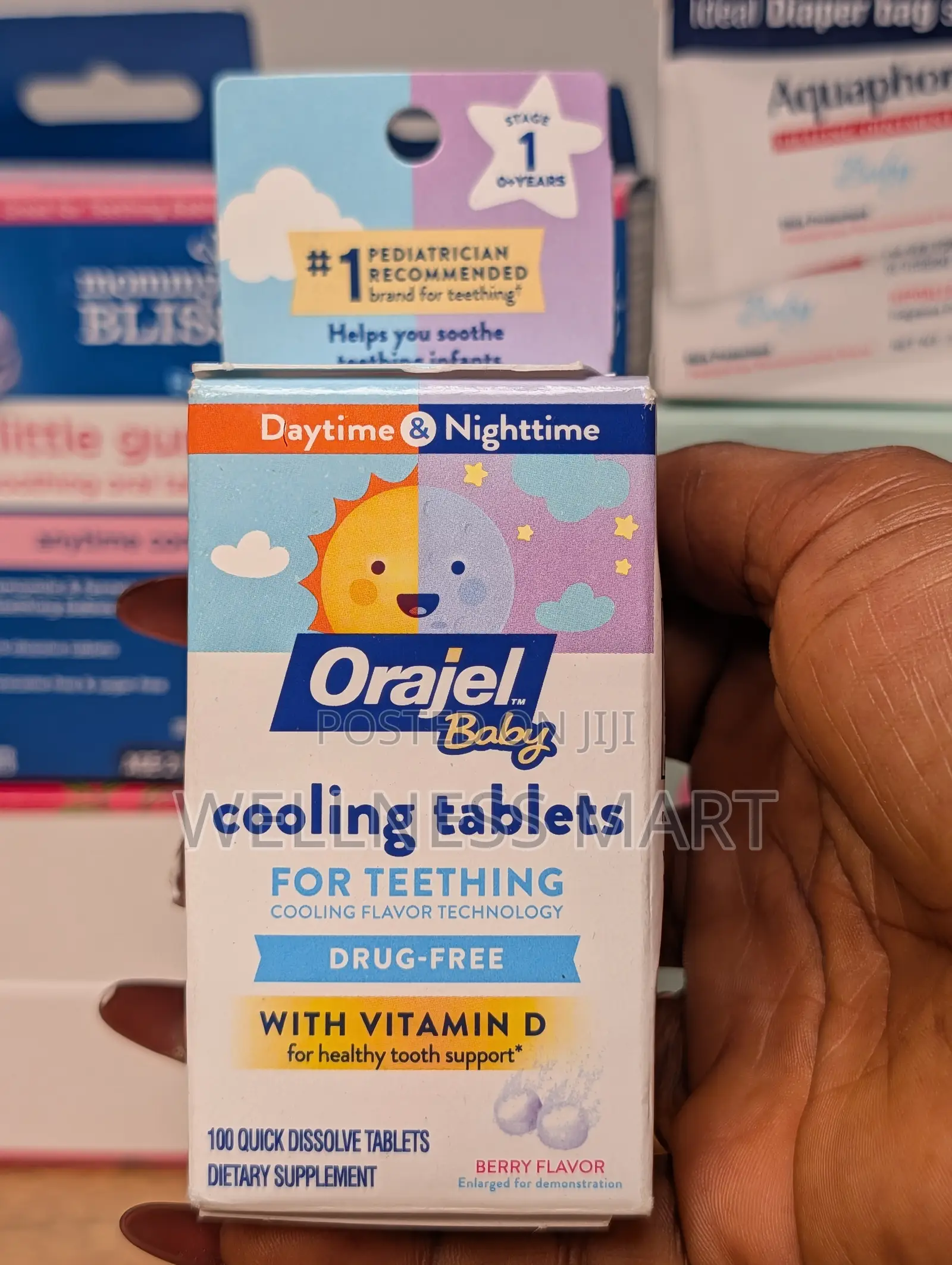 Orajel Baby Cooling Teething Tablets + Vitamin D - 100ct