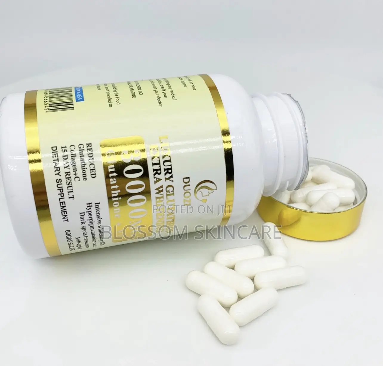 Duozi Luxury Glutathione Extra Whitening 30,000mg Capsules