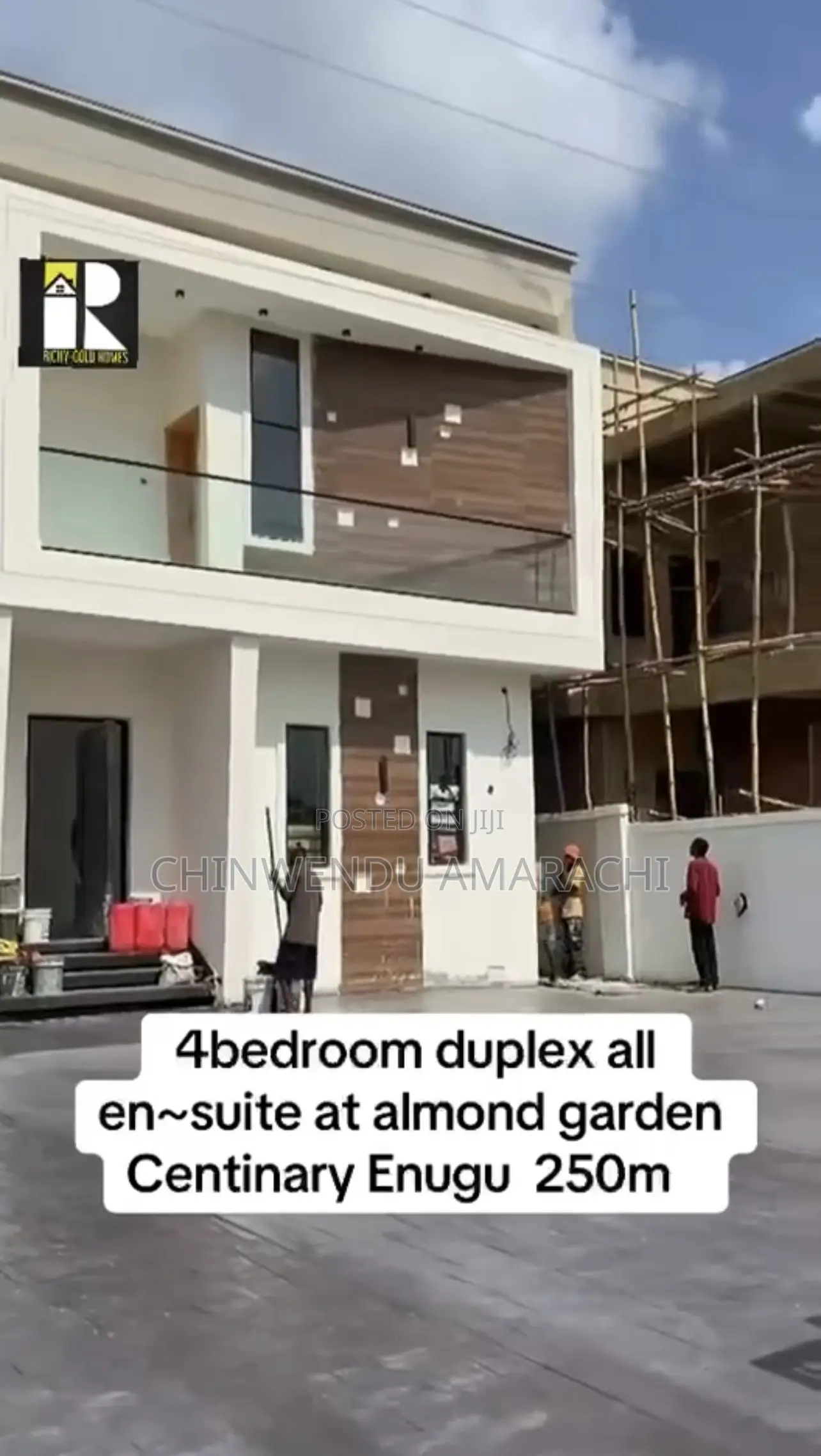 4bdrm Duplex in Almond Garden, Enugu State for sale