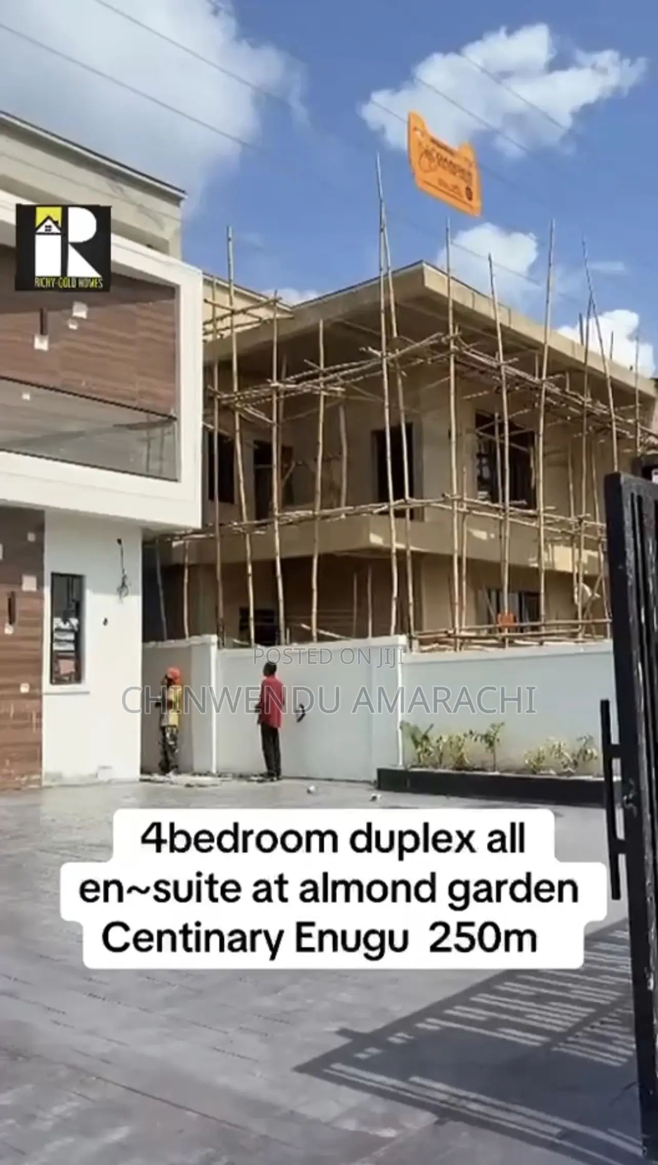 4bdrm Duplex in Almond Garden, Enugu State for sale