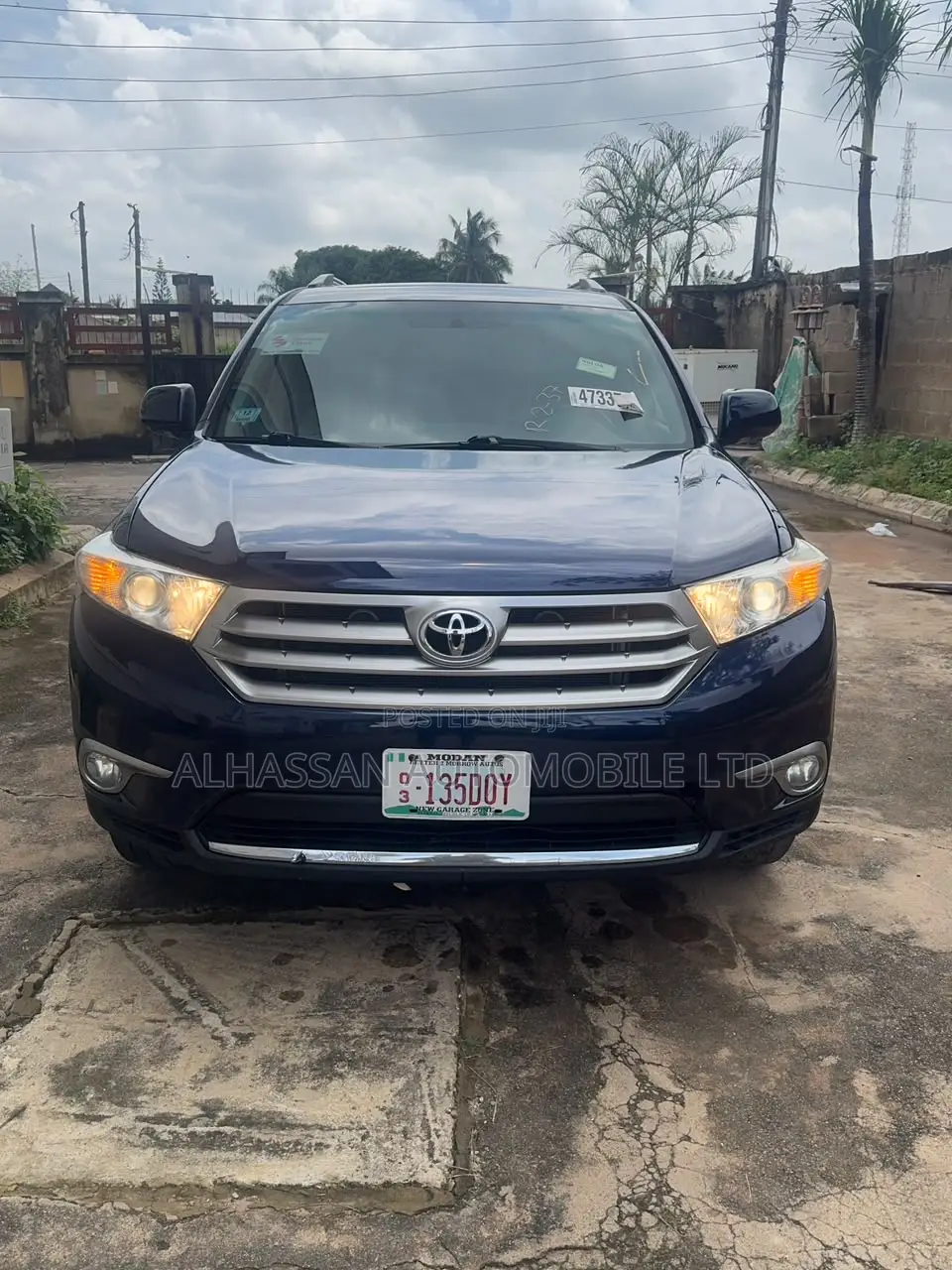 Toyota Highlander 3.5L 4WD 2013 Blue