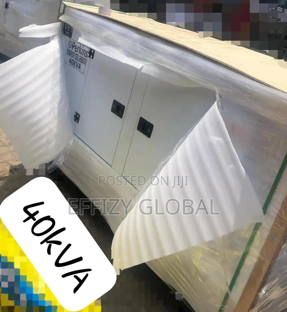 Original Perkins 40kva Soundproof Diesel Generator 100%Copper Coil