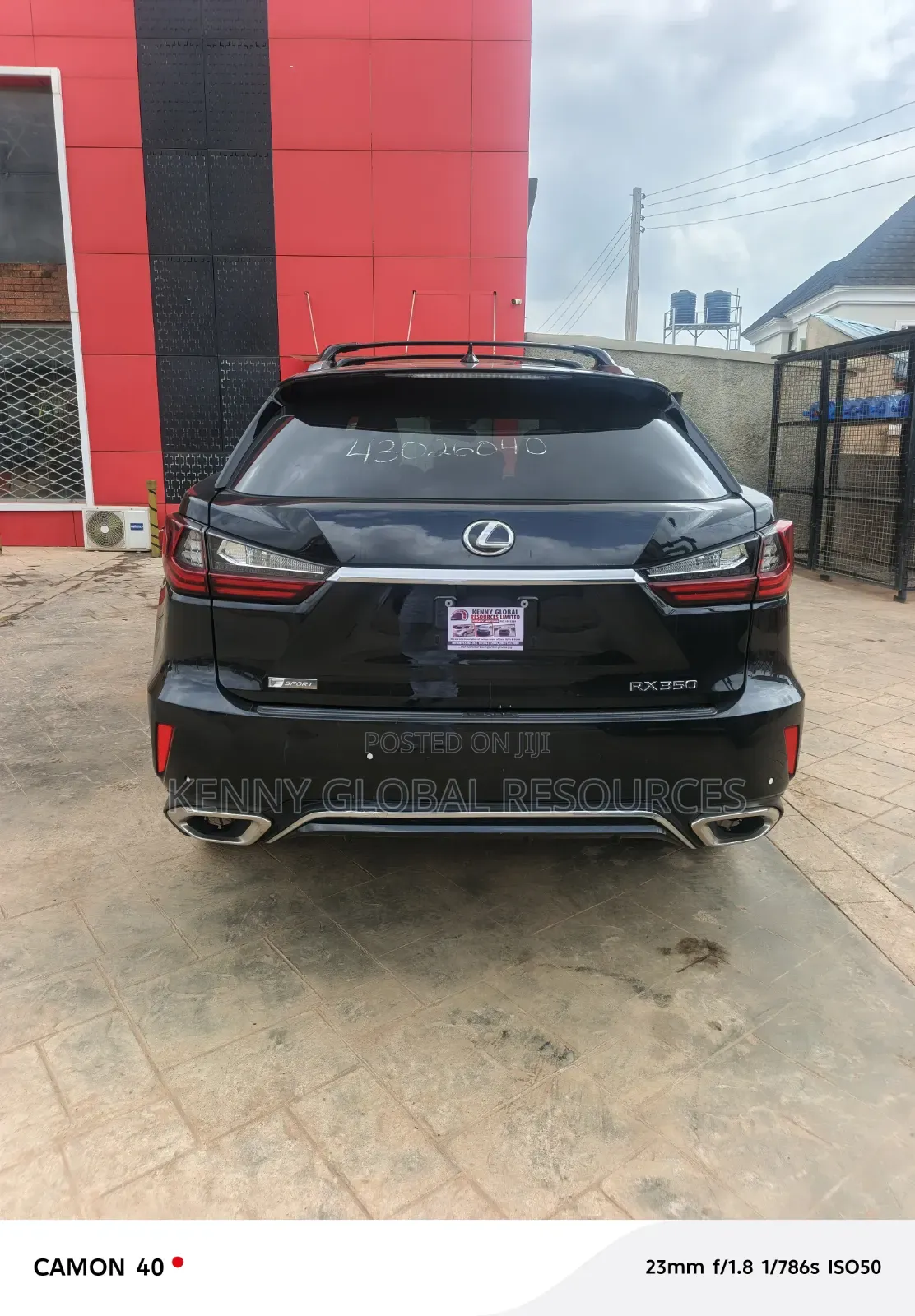 Lexus RX 350 F Sport AWD 2018 Black