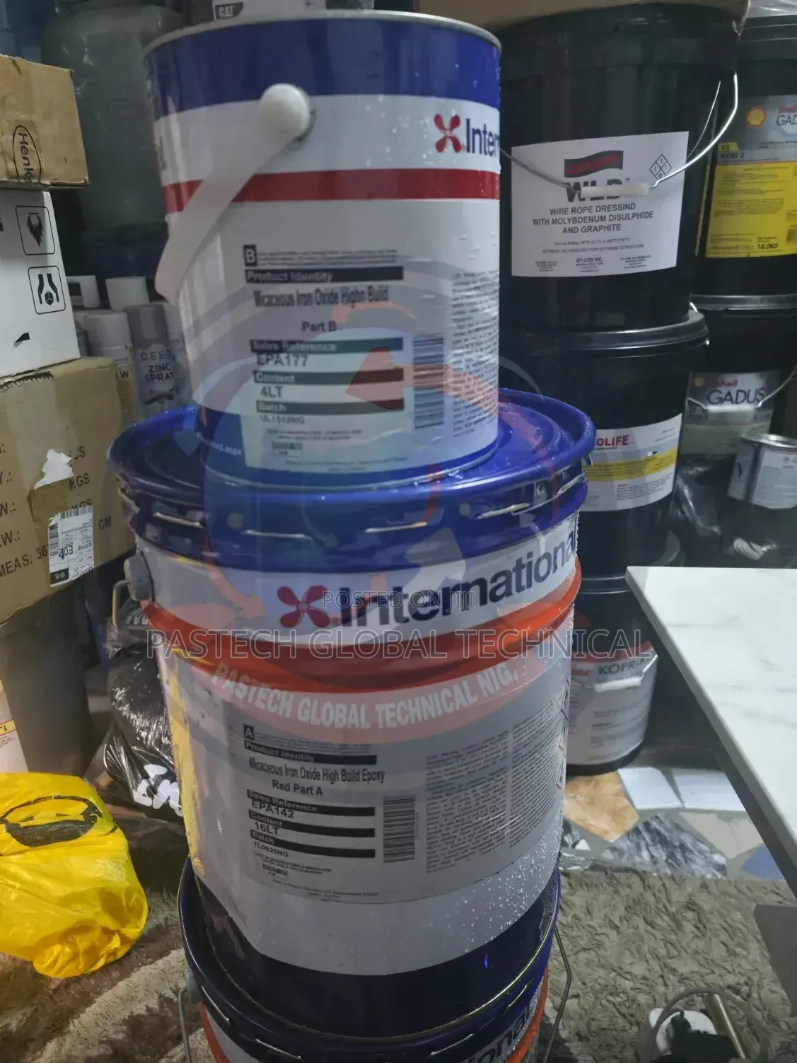 International Paint Micaceous Iron Oxide High Build Epoxy 20l