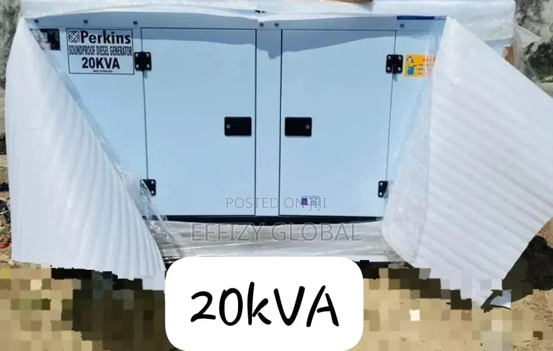 Brandnew Perkins 20kva Soundproof Diesel Generator 100%Copper Coil