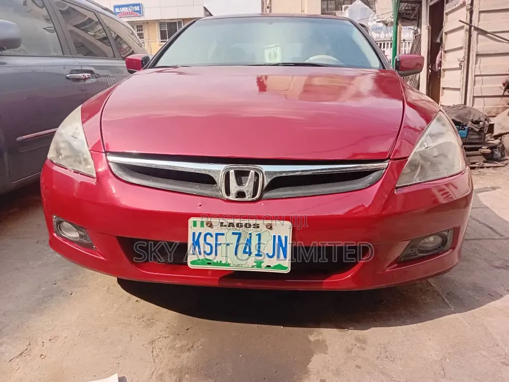 Honda Accord Sedan EX-L V-6 2007 Red