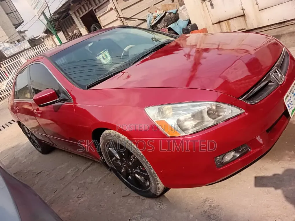 Honda Accord Sedan EX-L V-6 2007 Red