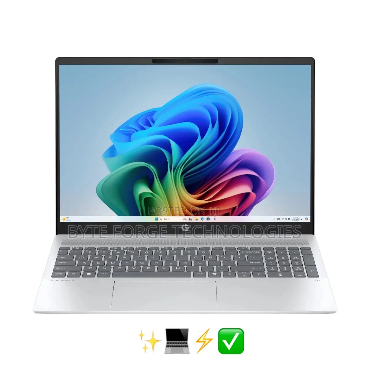 New Laptop HP OmniBook 5 16" 16GB Intel Core Ultra 7 SSD 1T