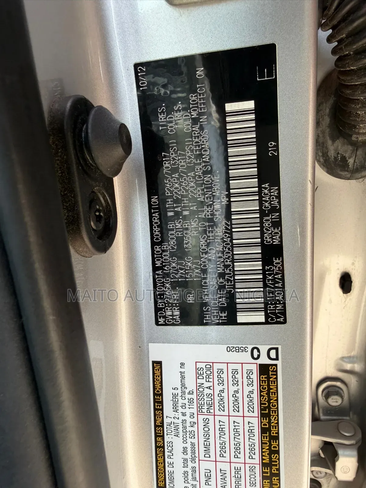 Toyota 4-Runner 2013 Silver
