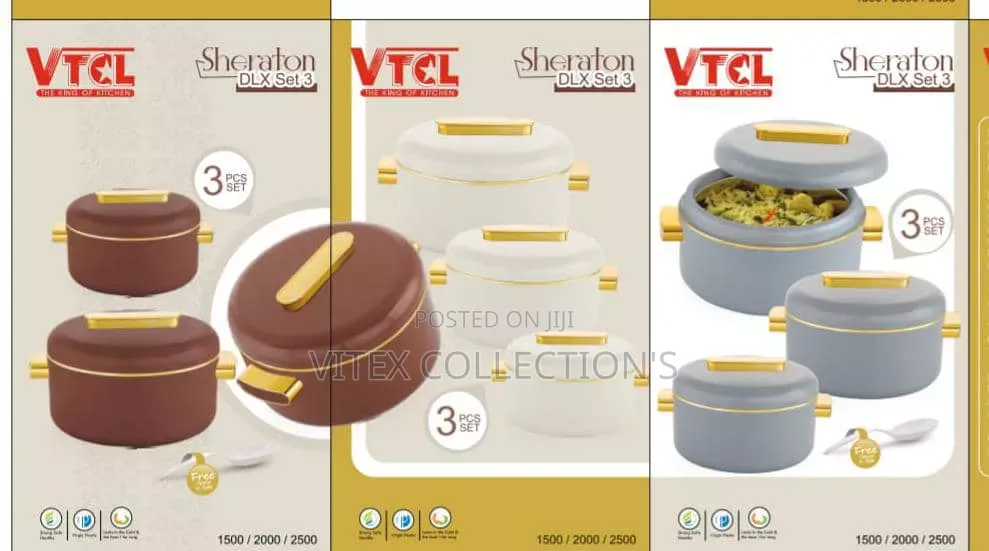 3pcs Set Food Warmer