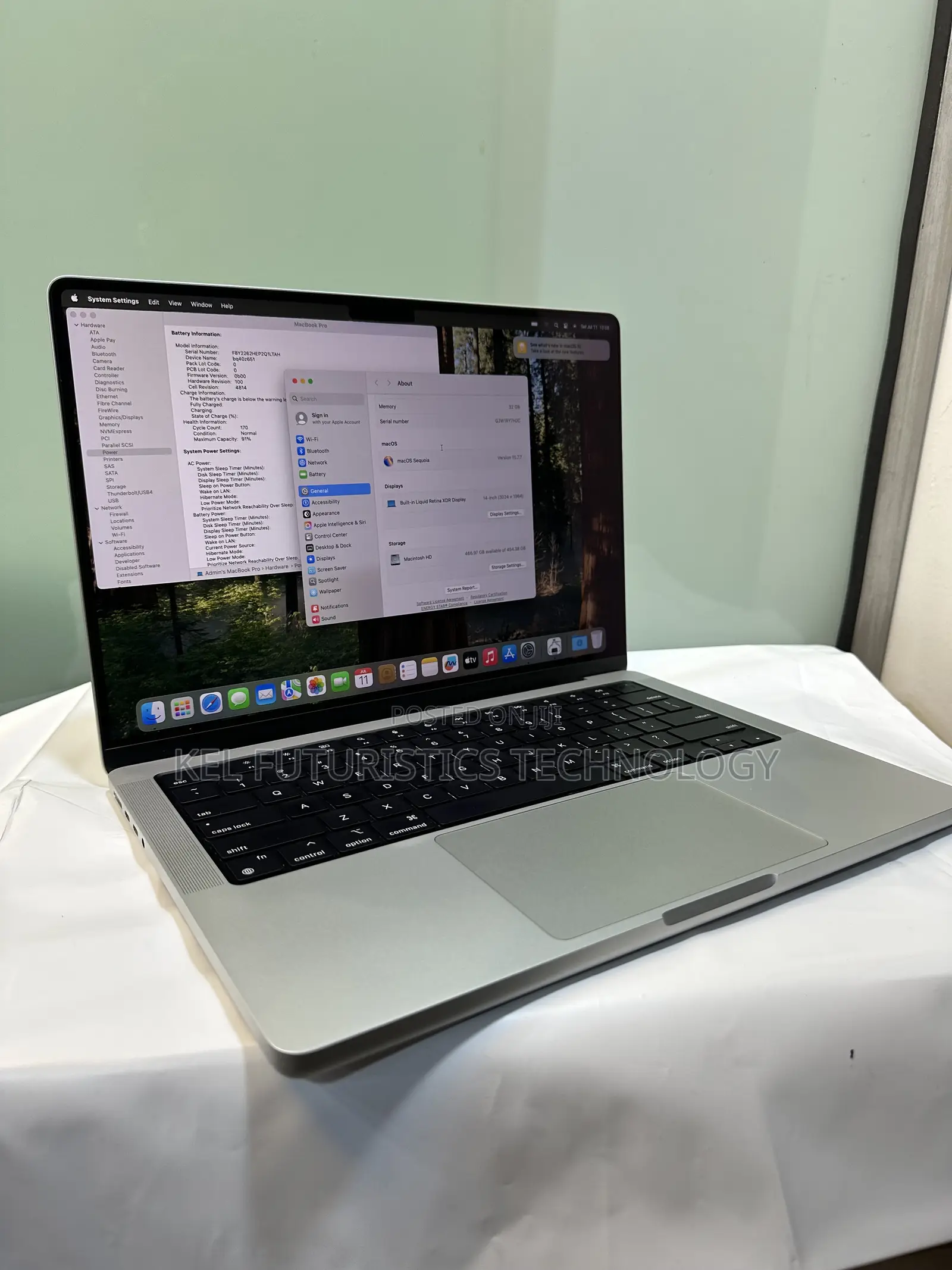 Laptop Apple MacBook Pro 2021 M1 32GB Apple M1 Pro SSD 512GB