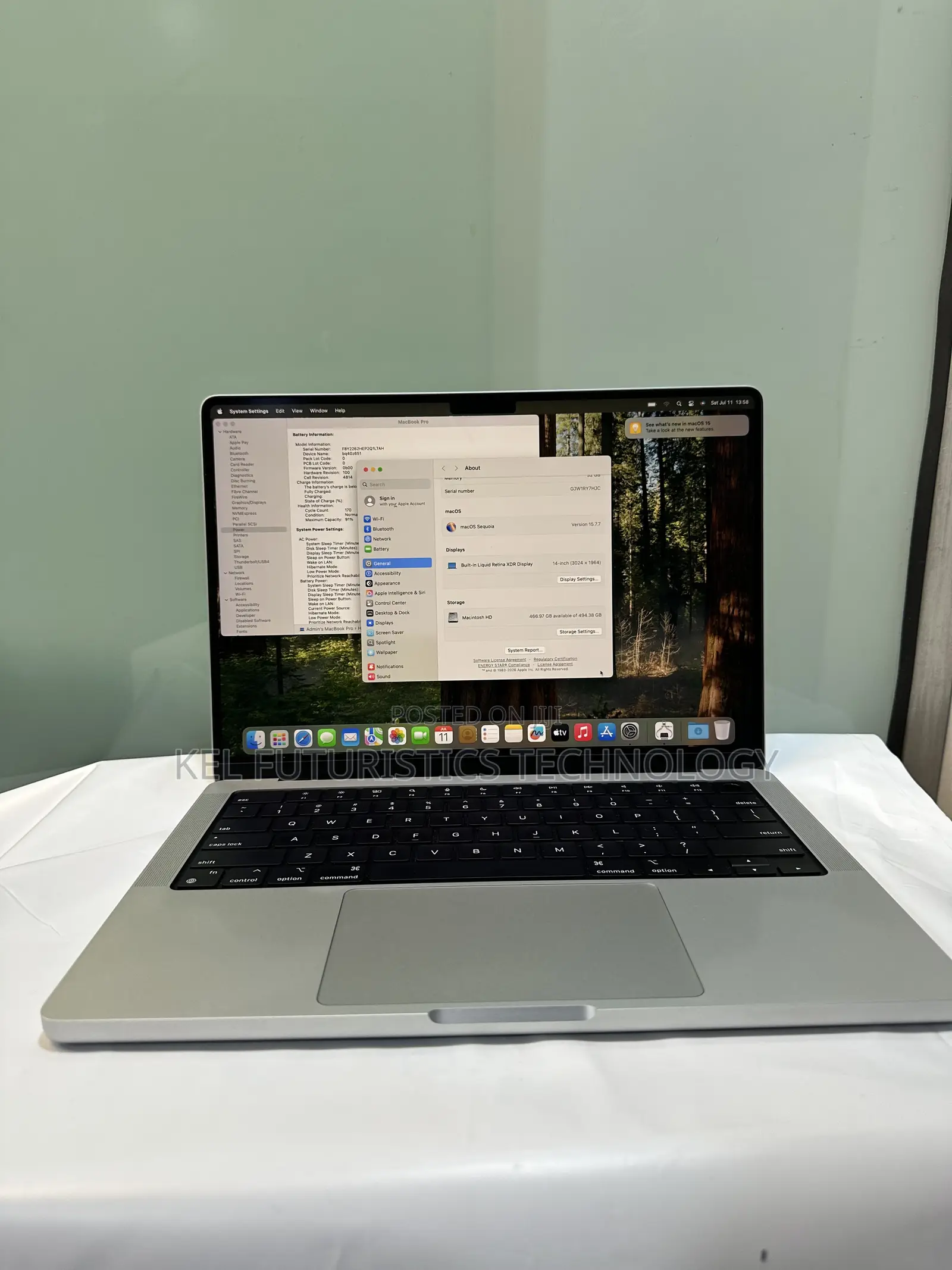 Laptop Apple MacBook Pro 2021 M1 32GB Apple M1 Pro SSD 512GB