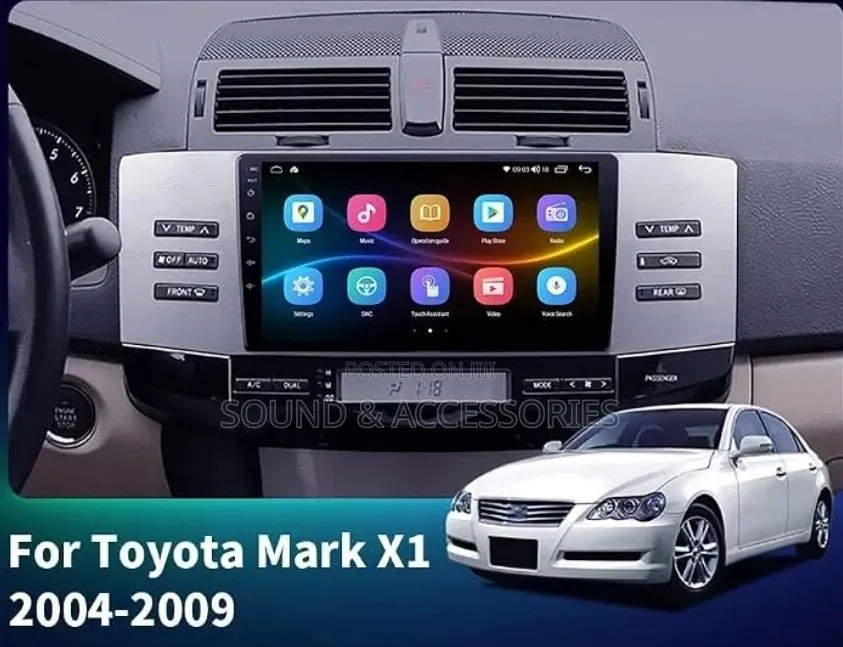 Toyota Mark X/Reiz X120 2005-2009 Android GPS Navigation System