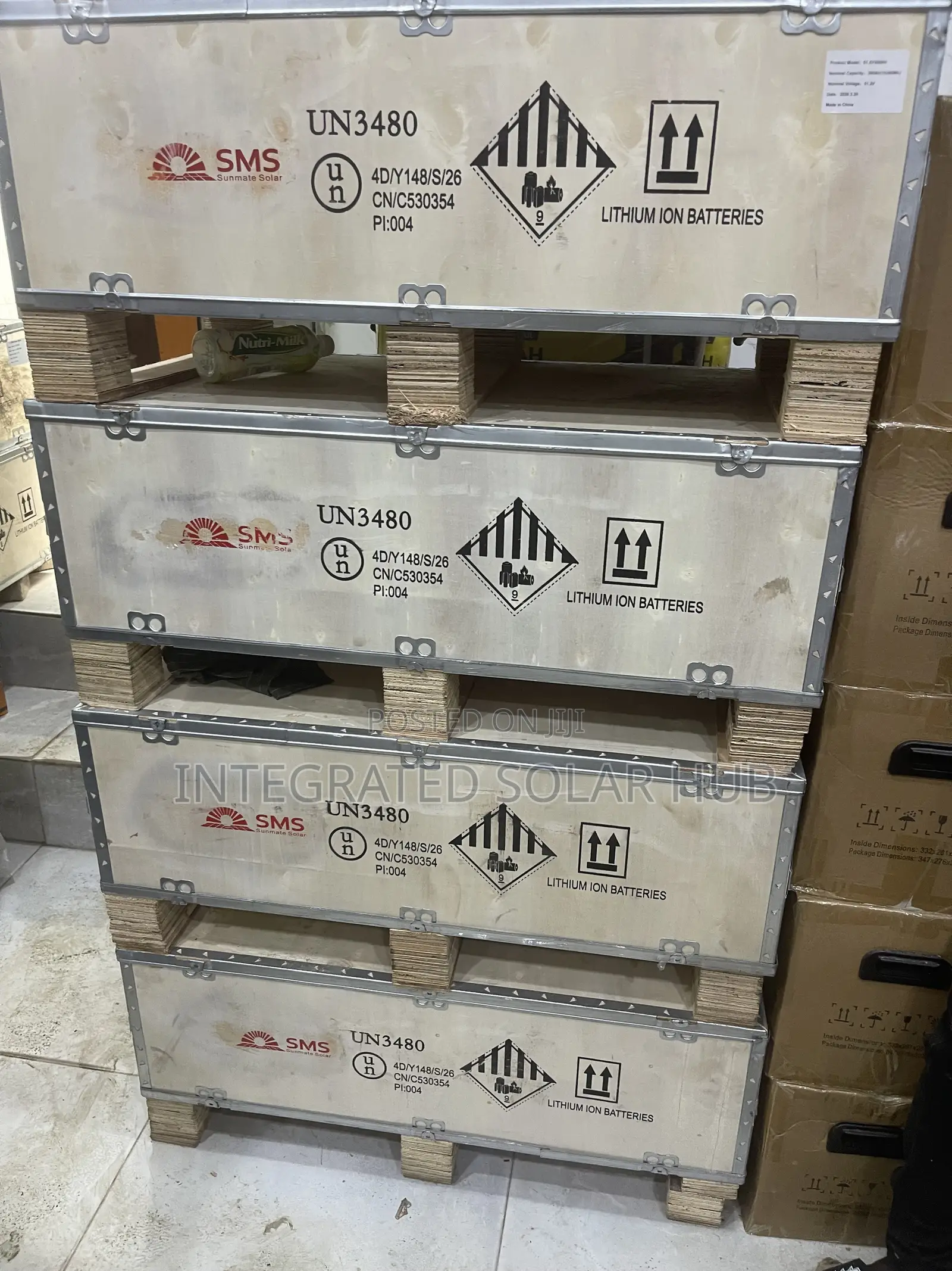 SMS 15kwh Lithium Battery 51.2v