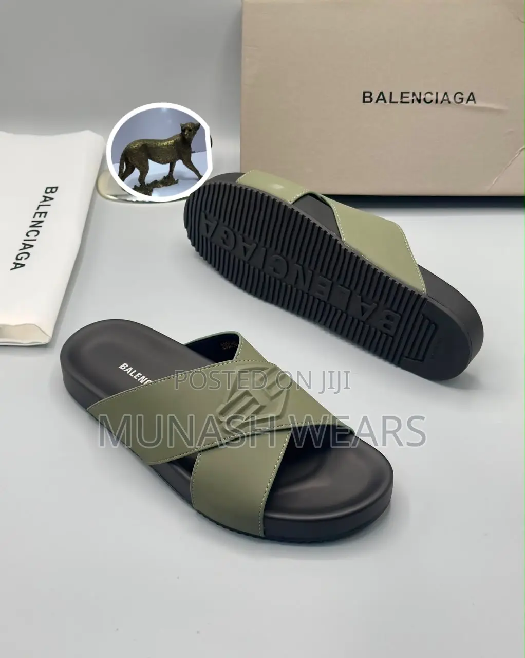 Balenciaga Leather Slipers 40-46 Available