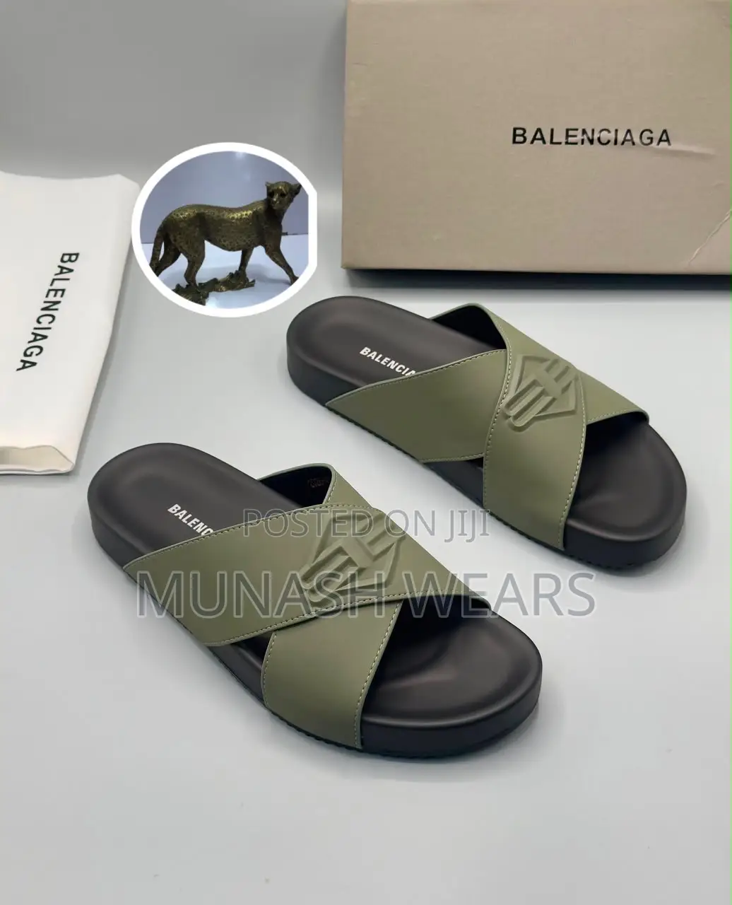 Balenciaga Leather Slipers 40-46 Available